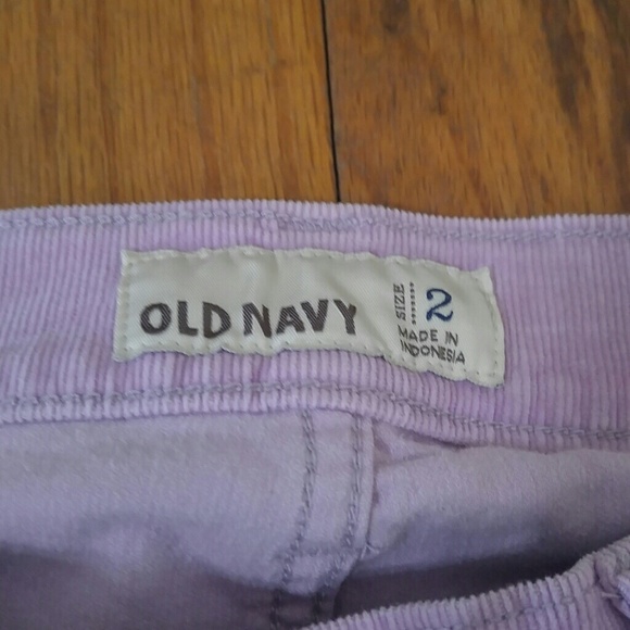 Old Navy Rockstar lavender / lilac corduroy skinny jeans size 2 - Picture 3 of 7